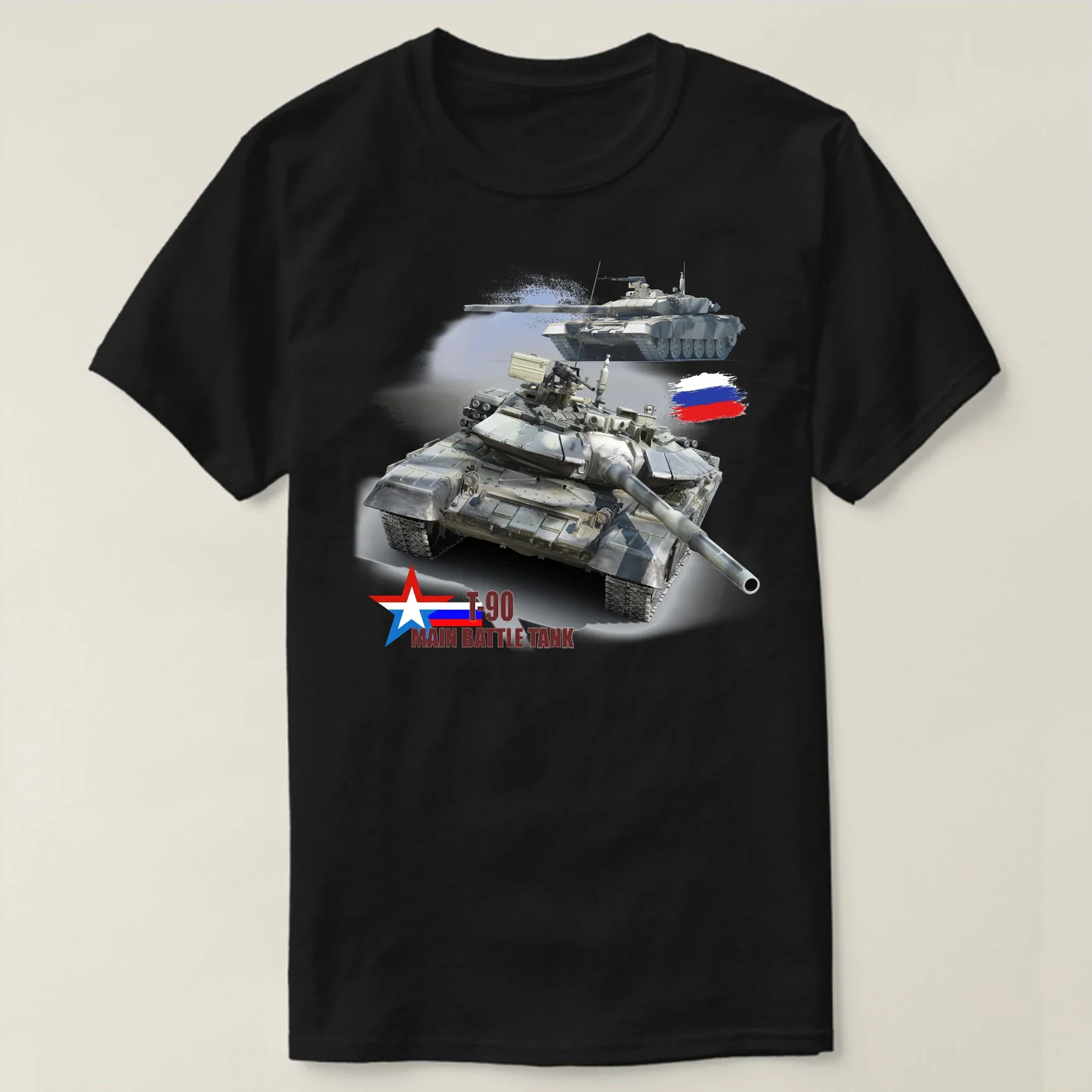 

Russian Army Panzer T-90 Main Battle Tank Military Fans T Shirt. Short Sleeve 100% Cotton Casual T-shirts Loose Top Size S-3XL
