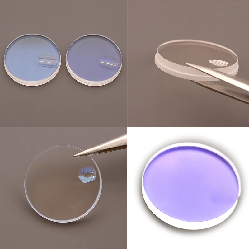 31.5mm Flat Sapphire Crystal Glass With Red Blue AR Coating Watch Glass Fit  SKX007 SKX009 SRPD Abalone Tuna Men's Watch Parts