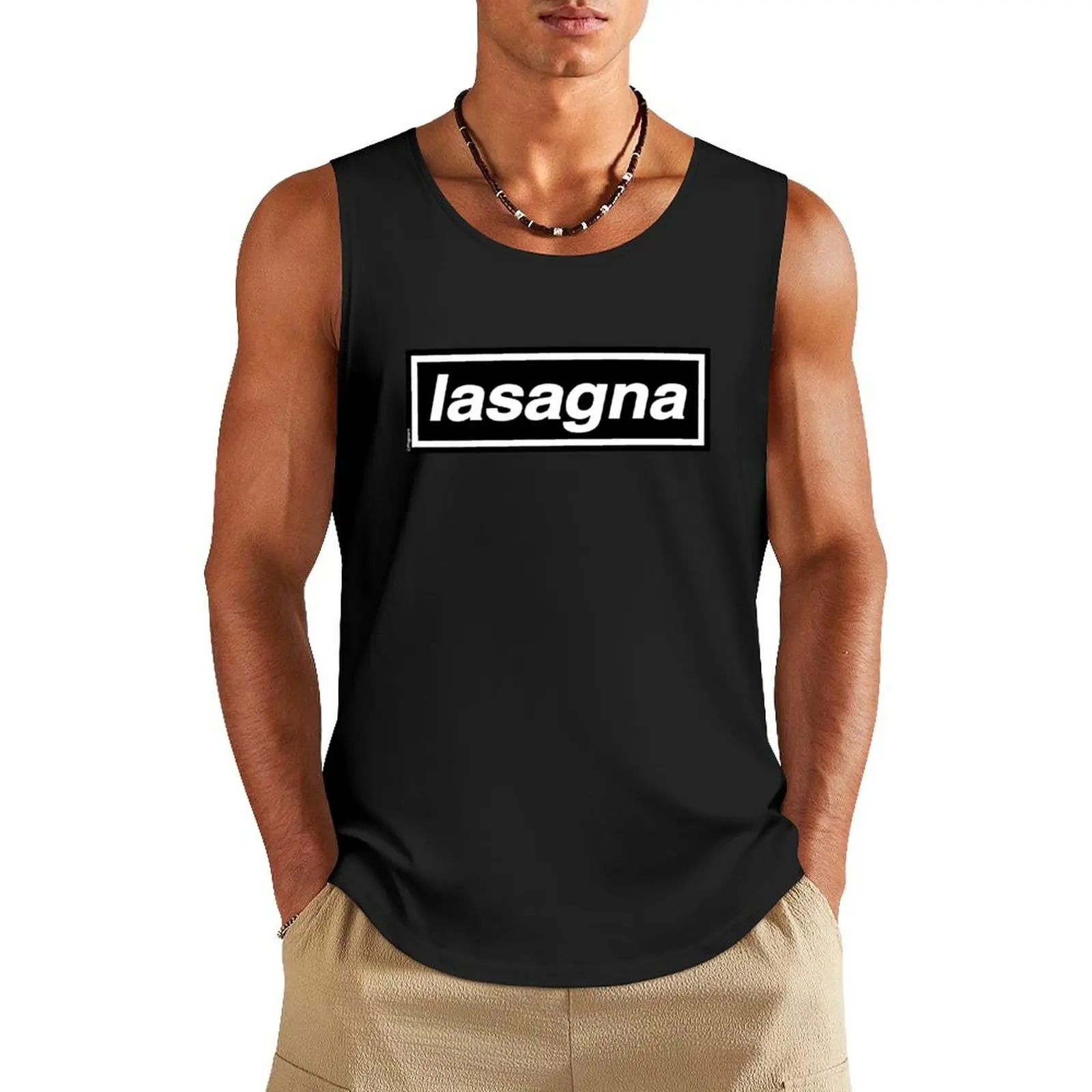 

Lasagna (Digsy's Dinner) [US Spelling] (Original) OASIS x Phigment Band Tribute - MADE IN THE 90s Tank Top t shirts gym Gym wear