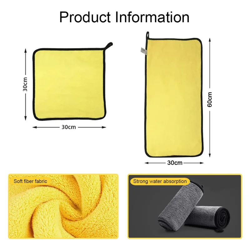 Asciugamano in microfibra asciugamano in microfibra per Auto asciugamano per la pulizia in microfibra asciugamano per l\'asciugatura