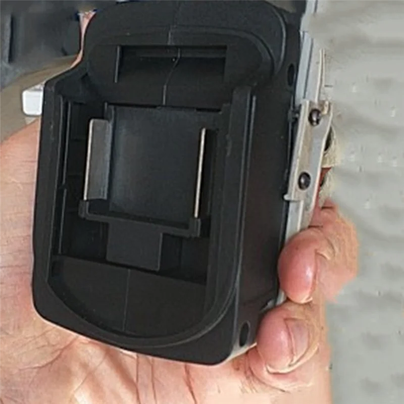 Adaptador de ruedas de alimentación para Makita, Conector de montaje de batería de iones de litio de 18V, soporte de base para herramienta eléctrica, bricolaje