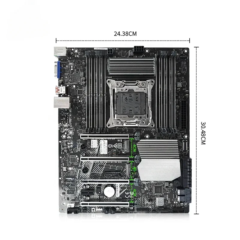 99 new AMI C9X299 RPGF-L overclocking support Core i7 i9CPU 2066 pin 4 card GPU workstation main board