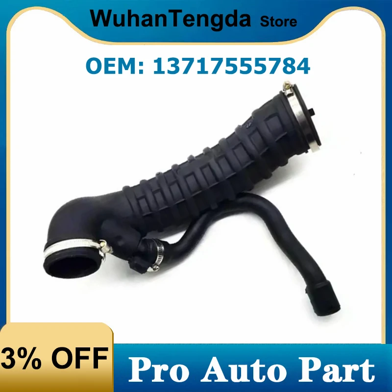 

13717555784 Turbocharger Intake Boot Air Mass Sensor Duct Pipe Hose for BMW MINI Clubman R55 R56 R57 Cooper S