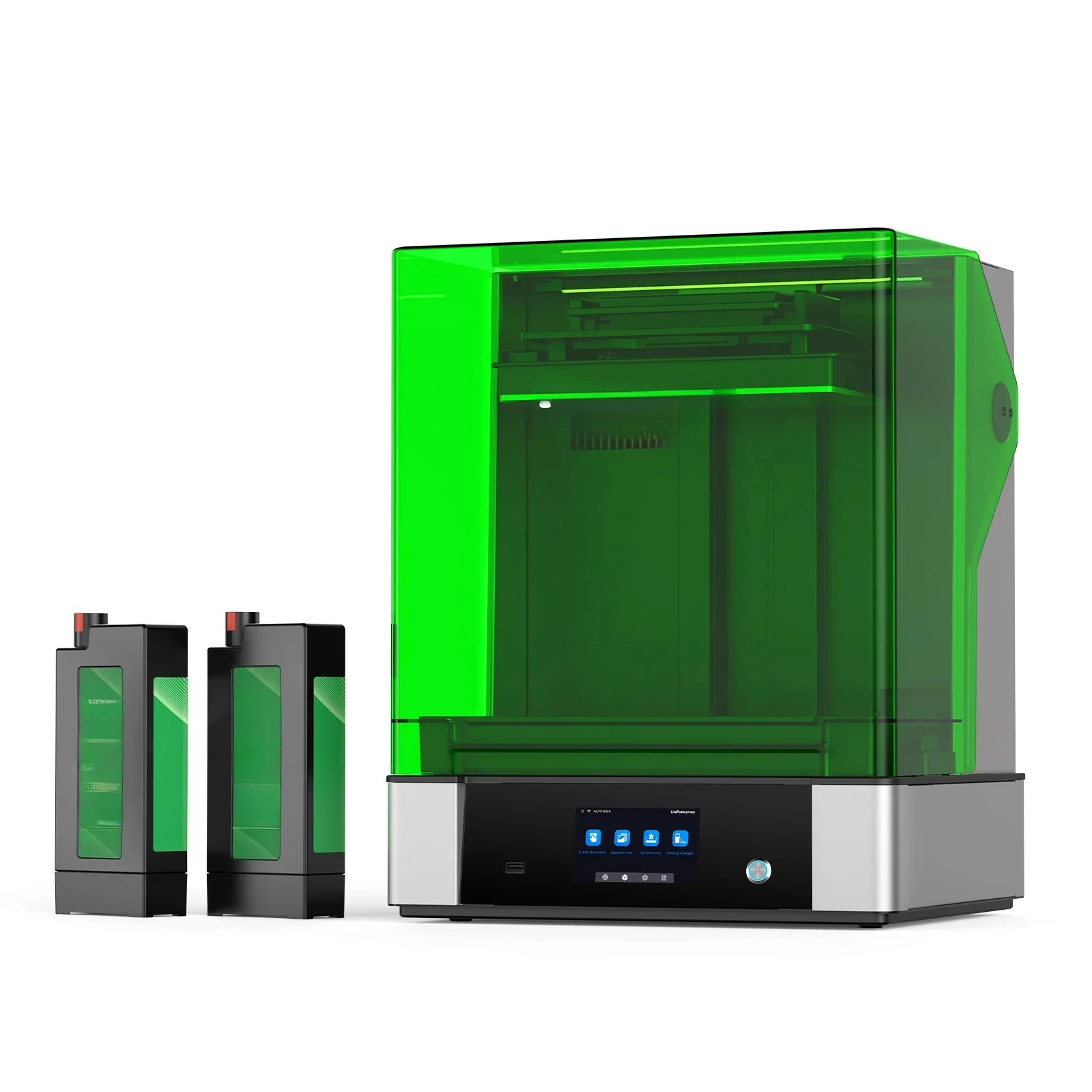 Resin 3D Printer 16K High-Resolution LCD 3D Resin Printer Big Build Volume 11.8x6.3x11.8i UniFormation GK3 Ultra 13.5-Inch Large