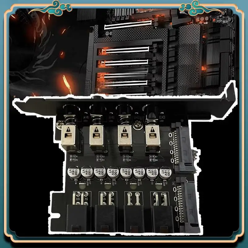 (جديد) - بطاقة توسيع PCI موفرة للطاقة مع كابل SATA يعزز أداء جهاز التحكم في القرص الصلب ثنائي القناة