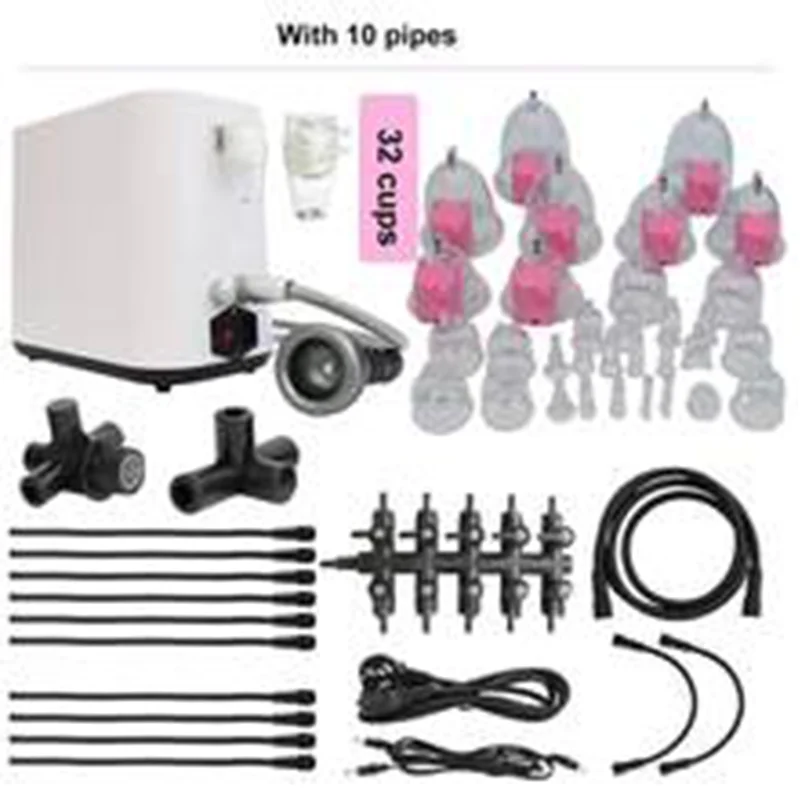 Macchina per massaggio al seno sottovuoto multifunzionale Pompe per il sollevamento del sedere Terapia di riscaldamento Massaggiatori per il corpo Dispositivo per massaggiatore per il torace