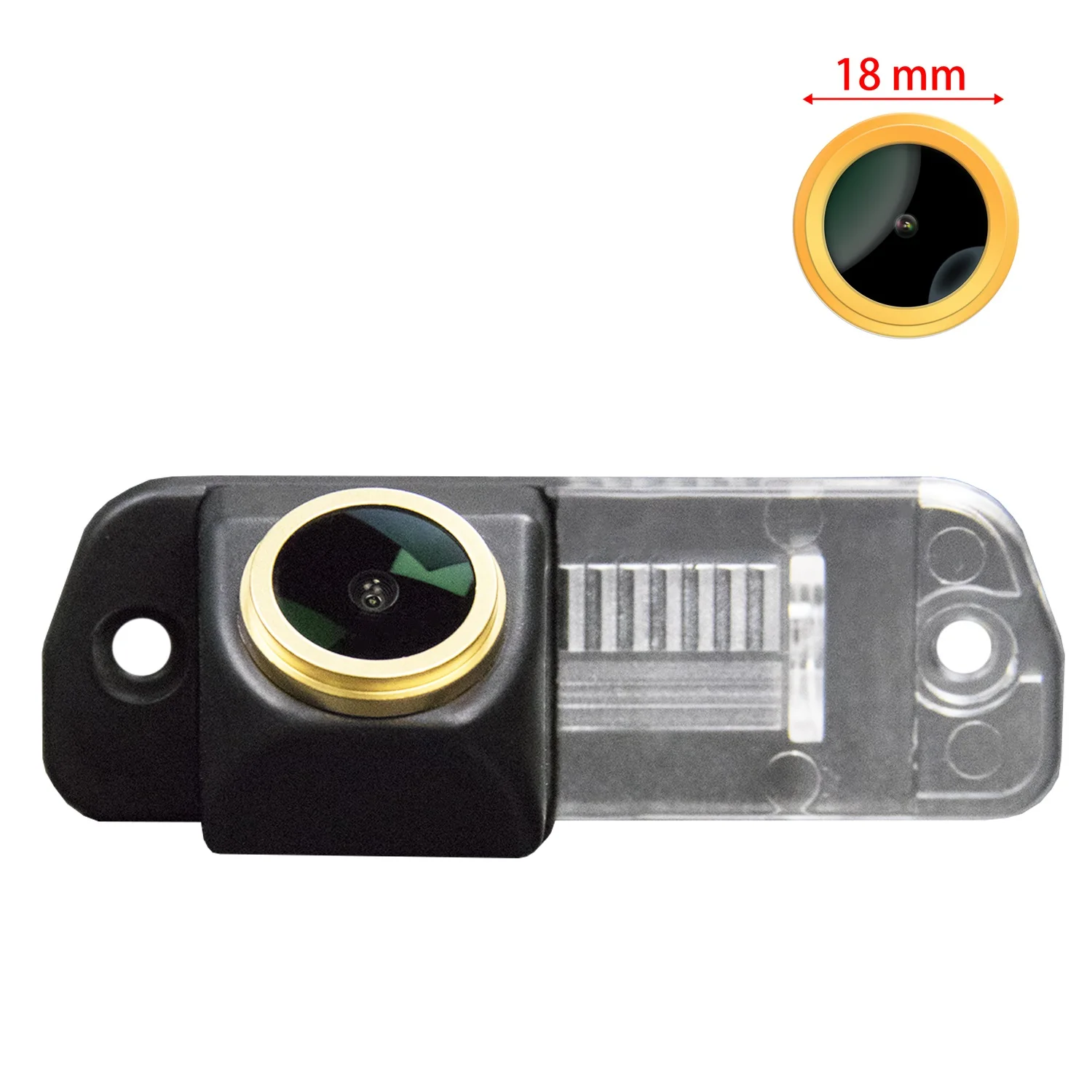 

Misayaee Car Rear View Golden Camera for Mercedes Benz ML350 R500 R63 AMG R350 R320 W220 R W211 W209 W219 GLS ML W164 X164 W251