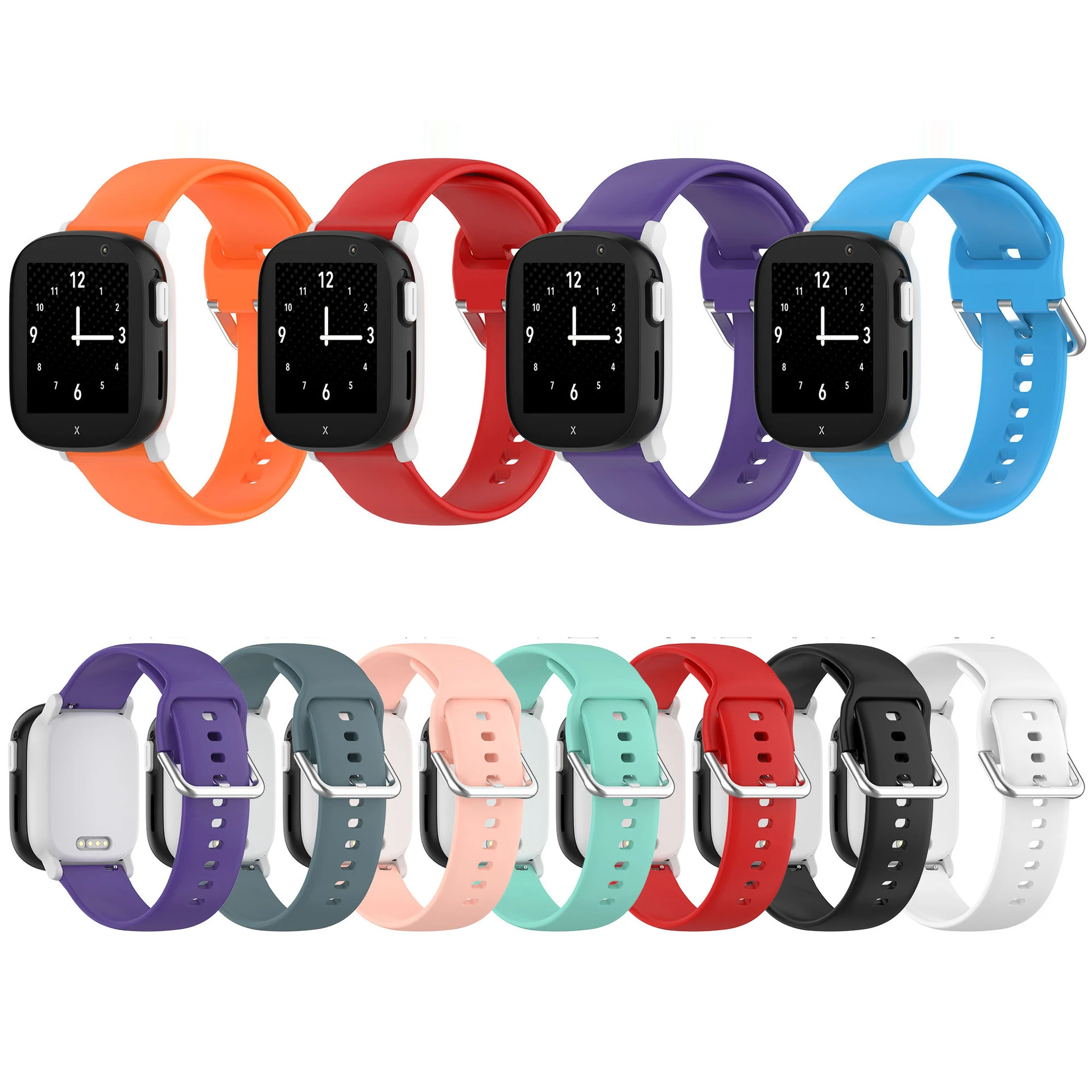 20mm Silicone Child Smartwatch Wrist Band Watchband For Xplora X6 Play Kids Smart Watch Strap Wristband Bracelet Accessories