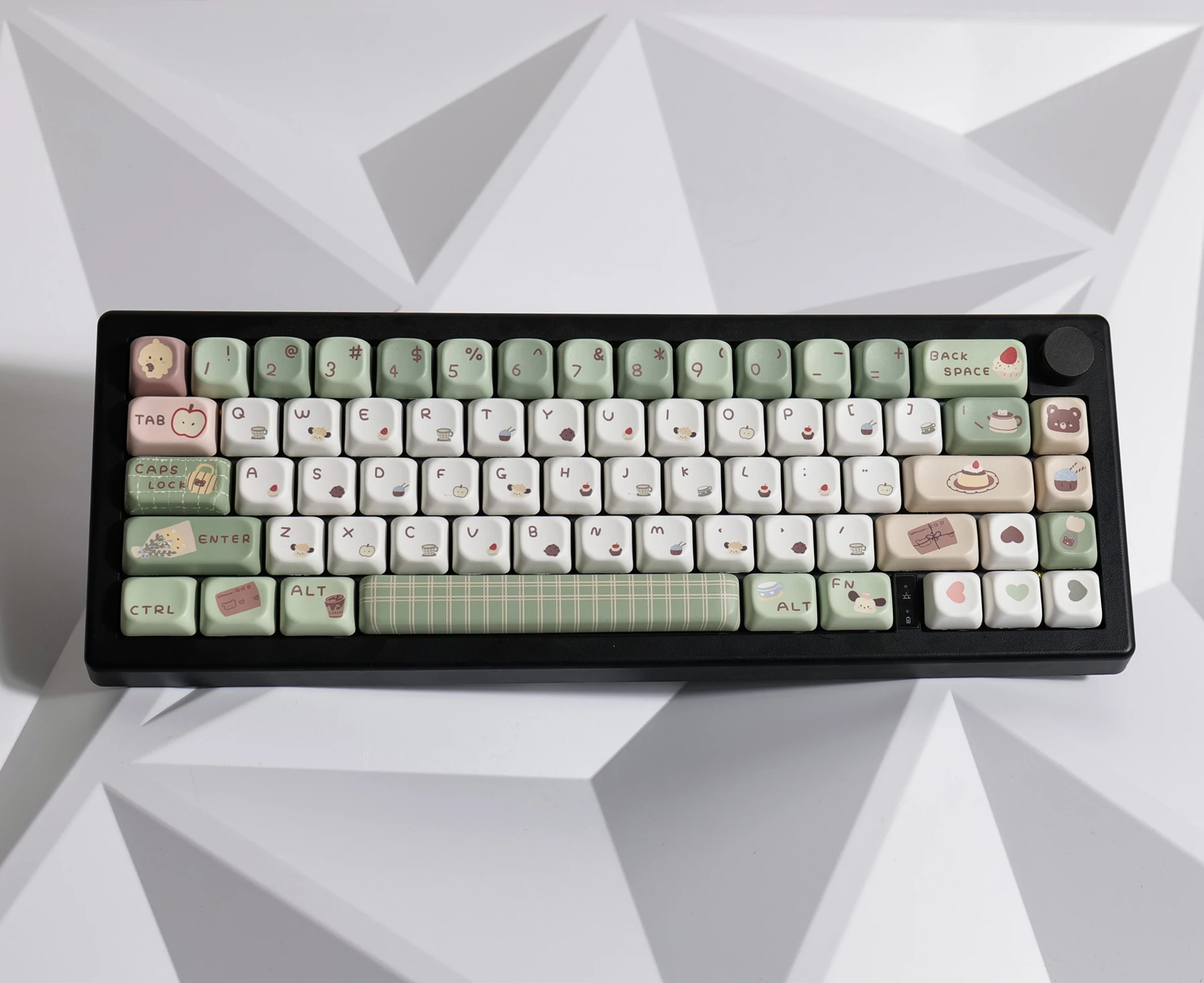 Forest afternoon tea keycaps original cute and fresh PBT hot sublimation F75 hi8 F99 VGN XOA FOA