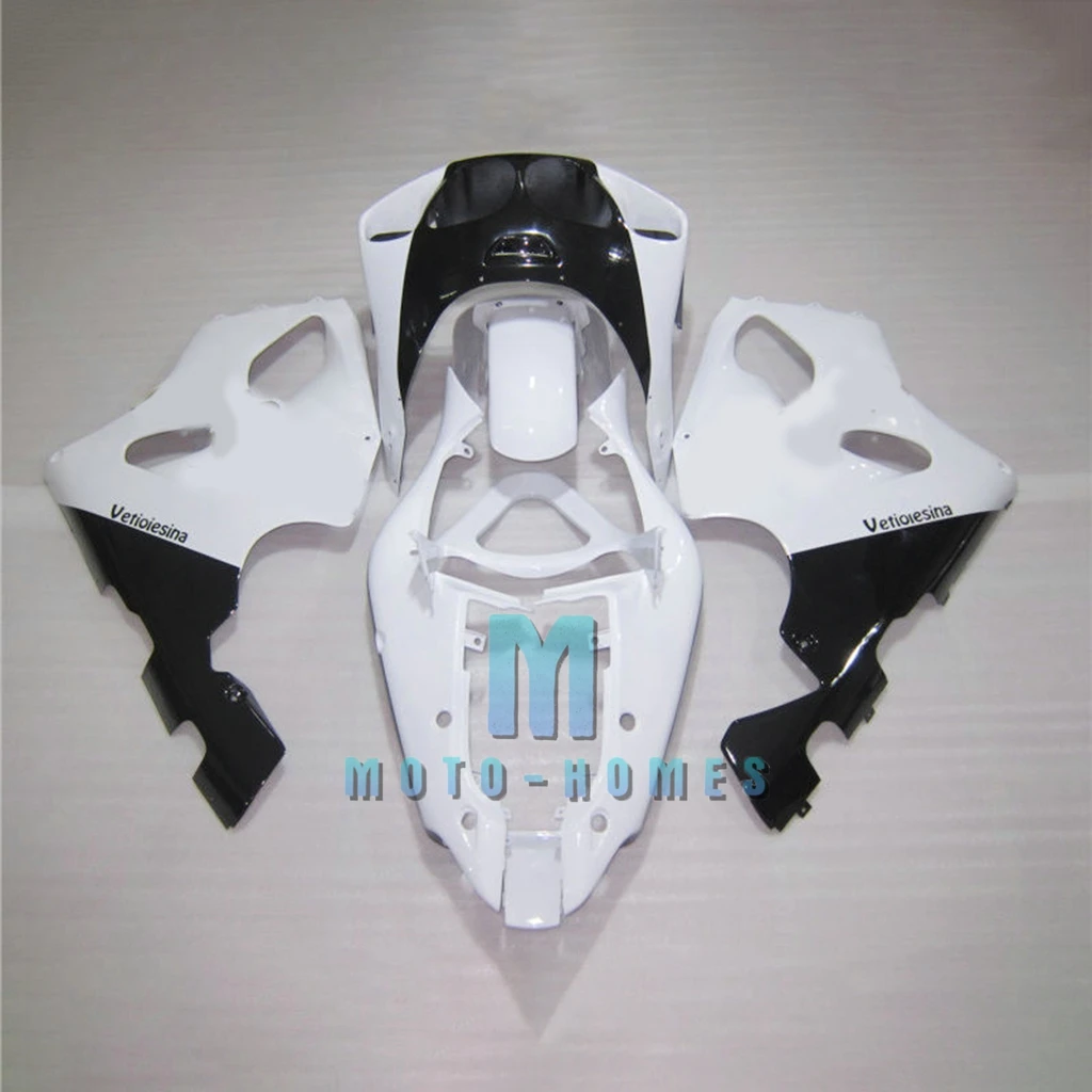 Customizable Fairing Kit For Kawasaki Ninja ZX7R Black White Fairings Set 1996 1997 1998 1999 2000 2001 2002 ZX 7R Rebuild Bike