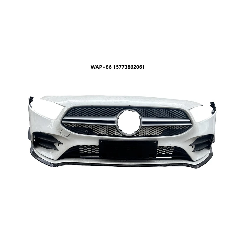 

Front Bumper Assembly & Front Grille for Rear Styling Enhancement Fit for A-Class 177AMG Used