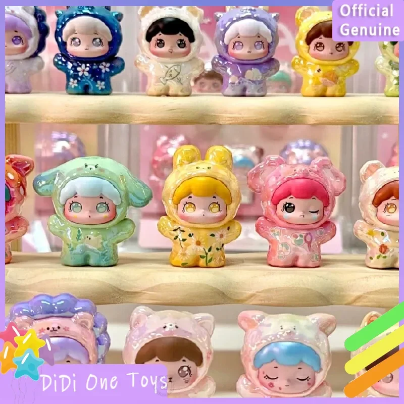 

Подлинная Baobao Hug Pet Store, весенняя серия для путешествий, слепая коробка, прозрачная цветная зернистая полная стильная мини-кукла, орнамент, милый подарок