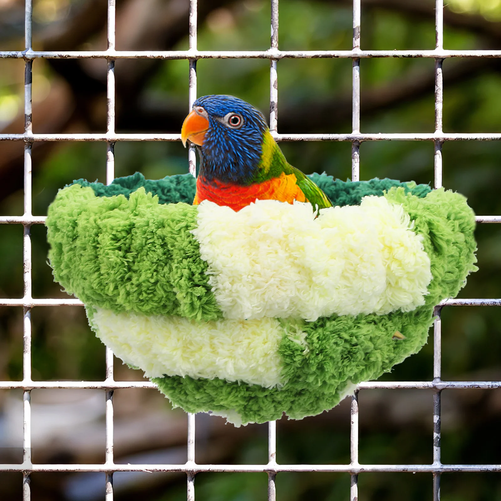 

Nest For Parakeet Nest Winter Bird Bed Warm Snuggle Hut Sleeping House Cage Mount Pet Supplies Comfortable Durable Easy