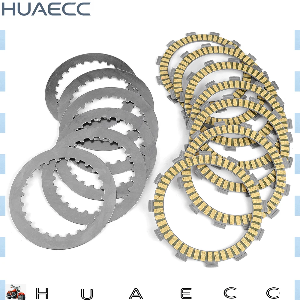 Clutch Friction Steel Plates Disc for Honda CR125R CR 125 R 1986-1999 1998 1997 1996 1995 1994 1993 22321KA3710 22201KS6700 - view 4