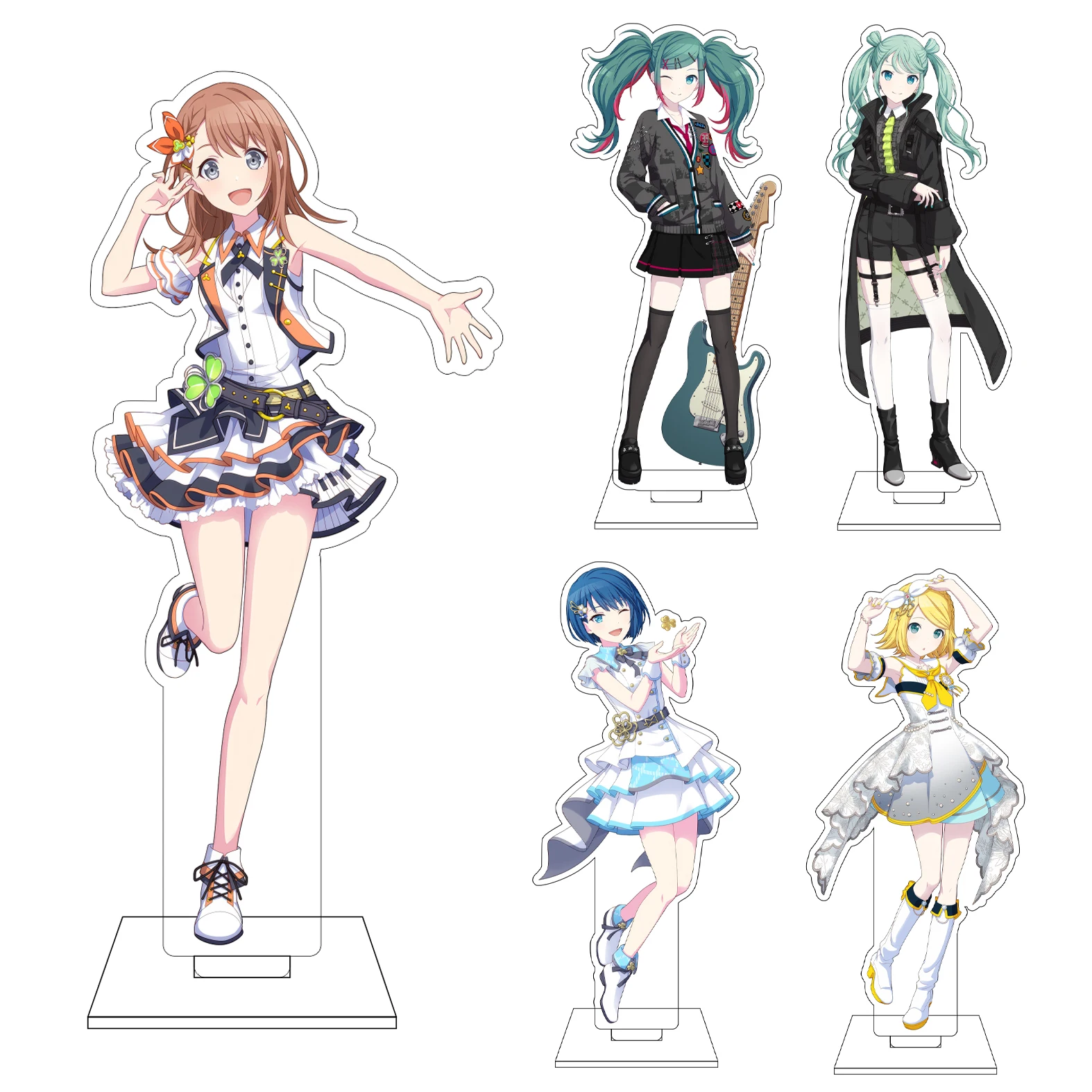 

16CM Anime ‌Project SEKAI COLORFUL STAGE Cosplay Acrylic Figure Stand Plate MEIKO Megurine Luka Kagamine Rin Ornaments Gifts