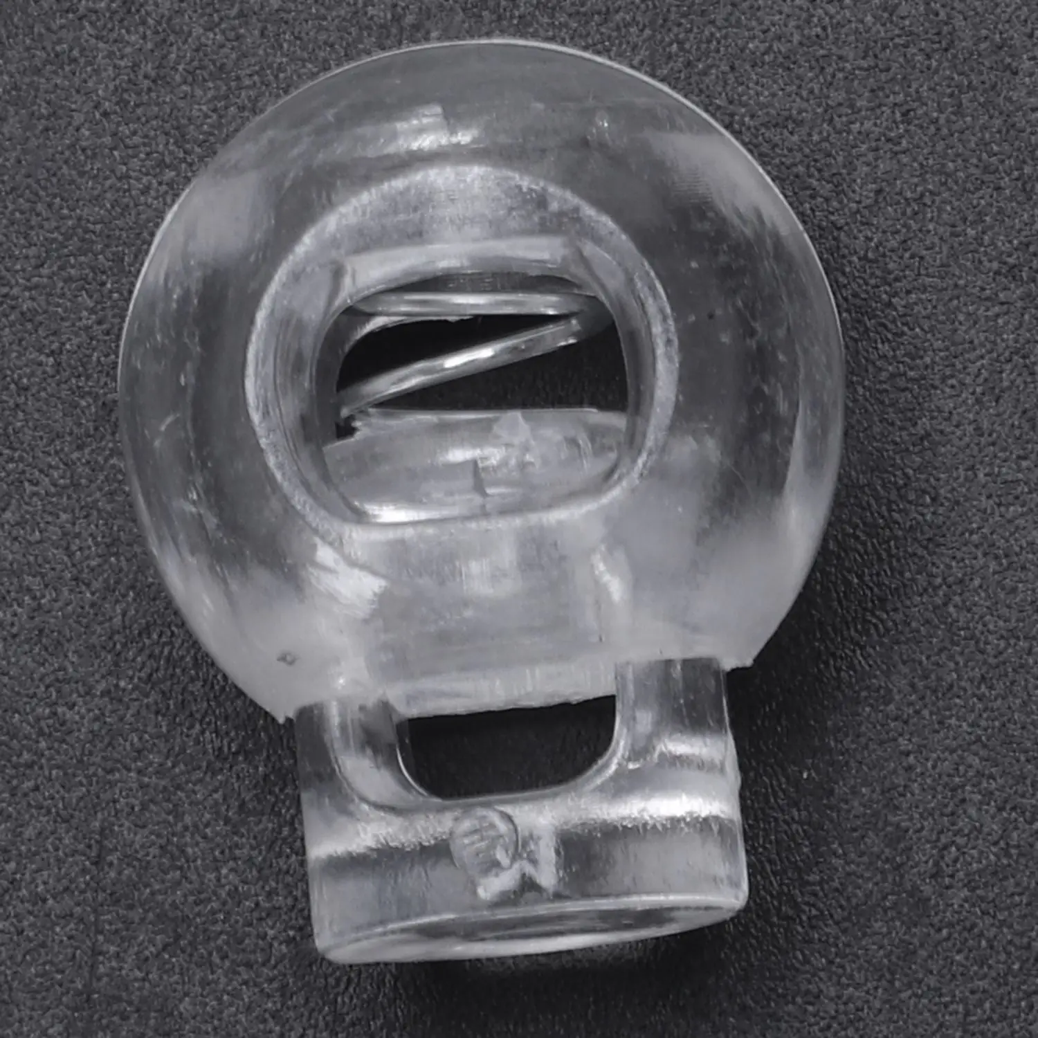 50 Stück durchsichtiger Kunststoff 5mm Einloch-Kabels topper Kabels chloss Kabel verschluss stopper