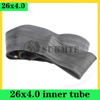 26x3.8/4.8 Bicycle Inner Tube 26x4.0 camera Schrader Valve Tube For 26 inch Fat Tires Beach Bike Inner Tube Parts
