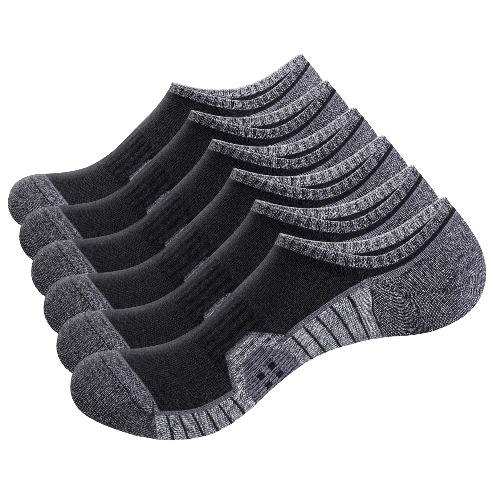 

YUEDGE 5 Pairs Mens and Womens Invisible Ankle Socks No Show Socks Daily Low Cut Sneaker Trainer Socks Breathable Short Socks