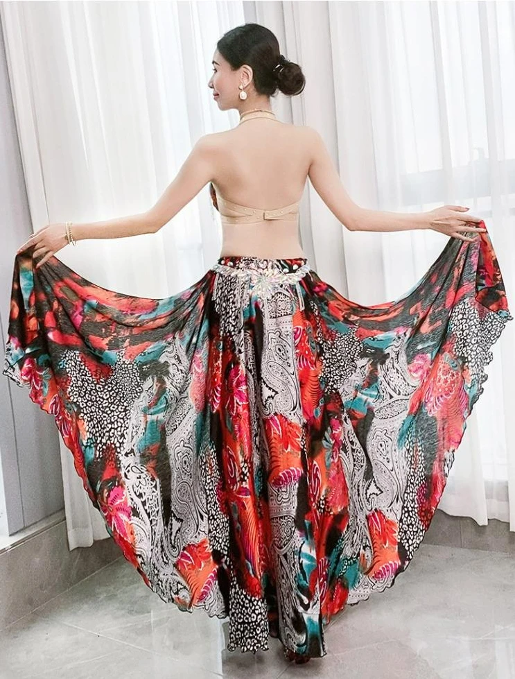 Belly Dance Performance Costume Suit High-End Female Competition Professional Suit Oriental Bright Diamond Bellydance Outfit
