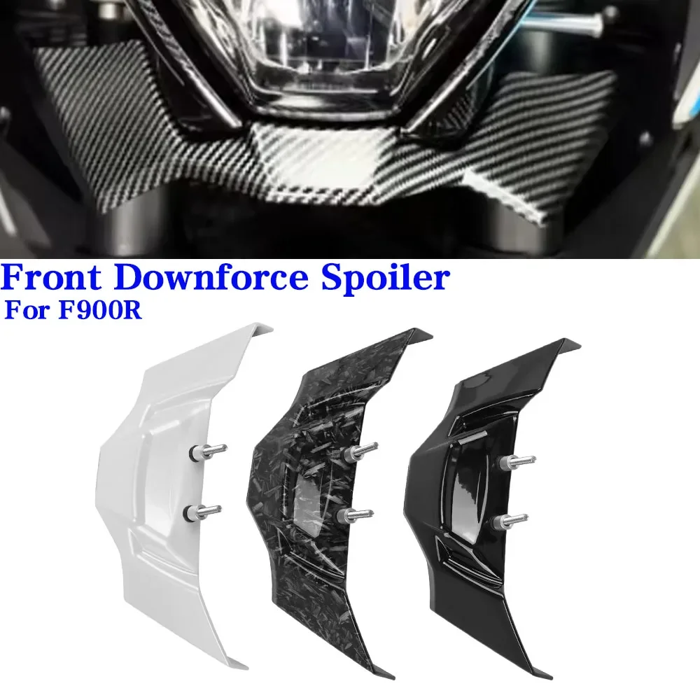 

For F900R F900 R F 900 R 2021-2024 Front Spoiler Downforce Naked Aerodynamic Winglet Deflector Front Headlight Extension