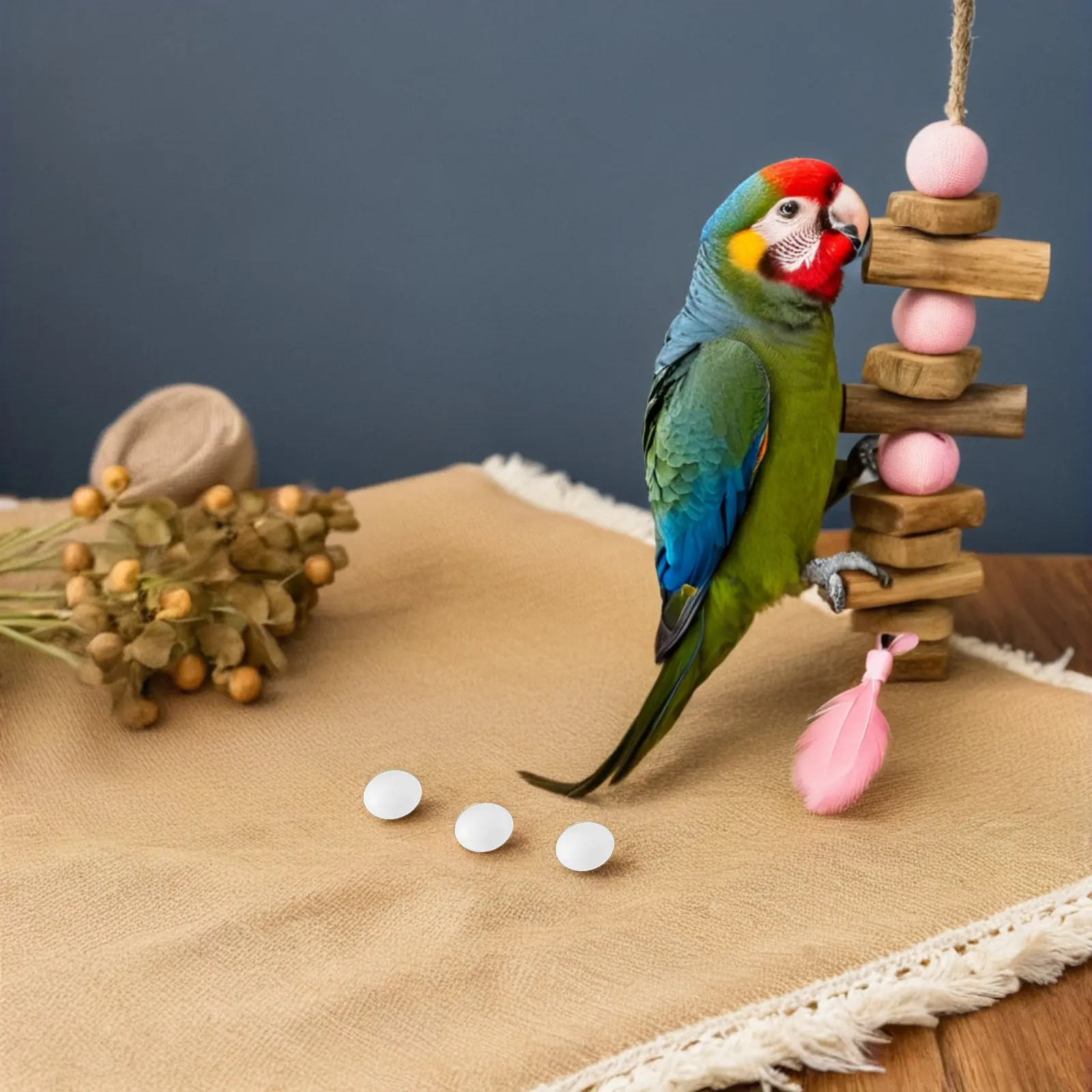 24Pcs Small Plastic Bird Eggs Realistic Artificial Nest Eggs