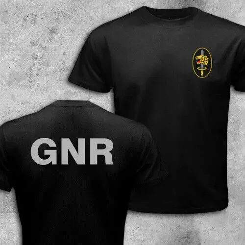 Portugal GNR National Guard Gendarmerie GIOE Special Forces Unit T-Shirt Short Sleeve Casual Cotton O-Neck Men Shirts