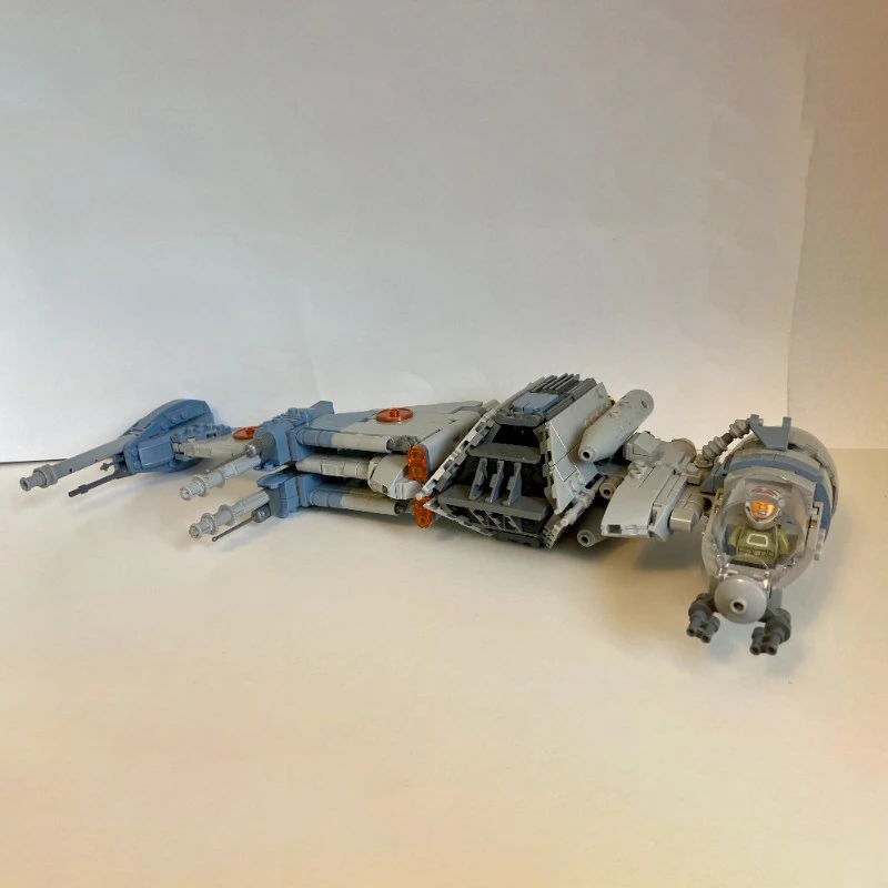 1002pcs MOC B-wing Starfighter Stand Star Battle Model Building Blocks Toy Construction Christmas Gift Birthday Creative 3D DIY