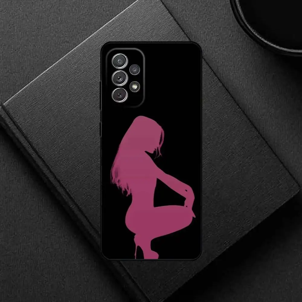 J-Juicy Couture-S  Phone Case For Samsung S25,S24,S21,S22,S23,S30,Ultra,S20,Plus,Soft Silicone Black Cover