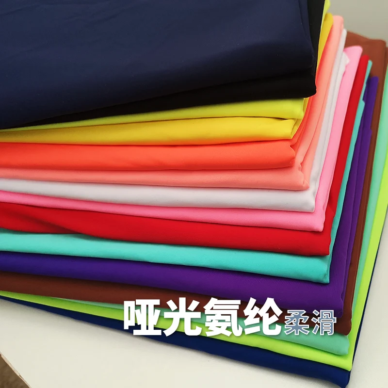 YLM Matte Spandex Fabric Four-way Stretch Lycra Swimsuit Fabric High Stretch Lycra Performance Dance Bodysuit Material