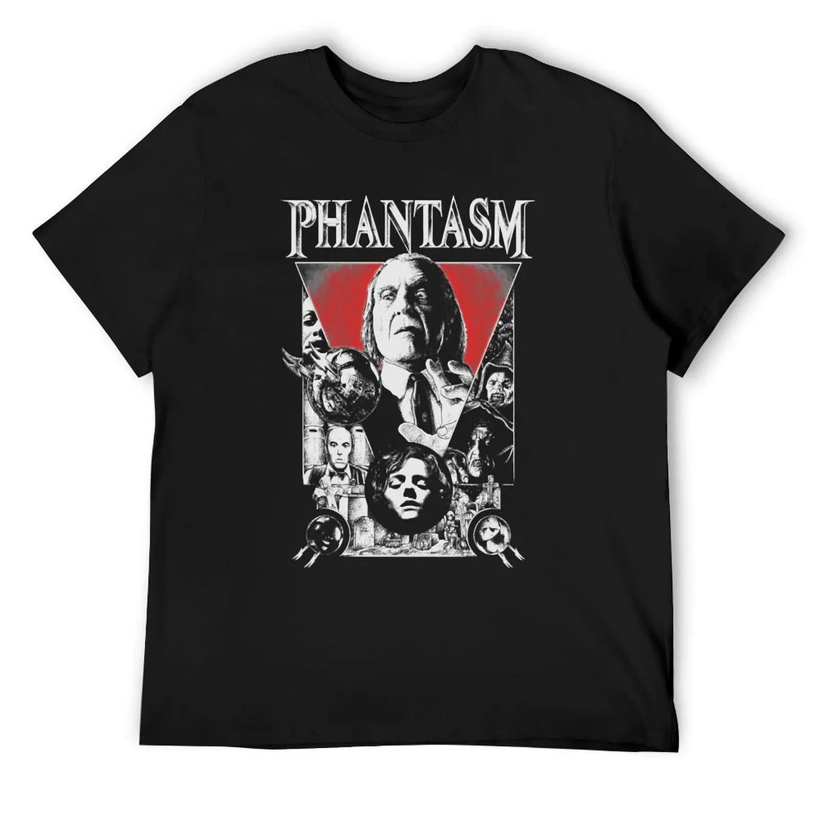

Футболка Phantasm For Fans, мужская футболка, черная винтажная футболка с рисунком, мужские высокие футболки