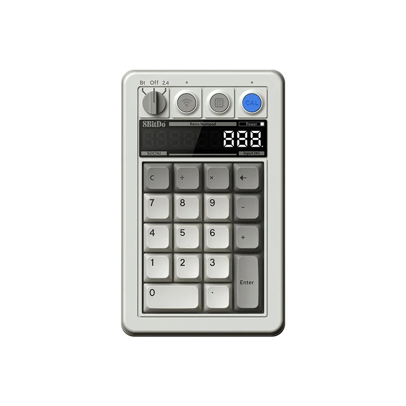 テンパッド 8BitDo レトロ 18 メカニカル、電卓モード 無線・有線 Amazon.co.jp: 8BitDo レトロ 18 メカニカル テンパッド、電卓モードを