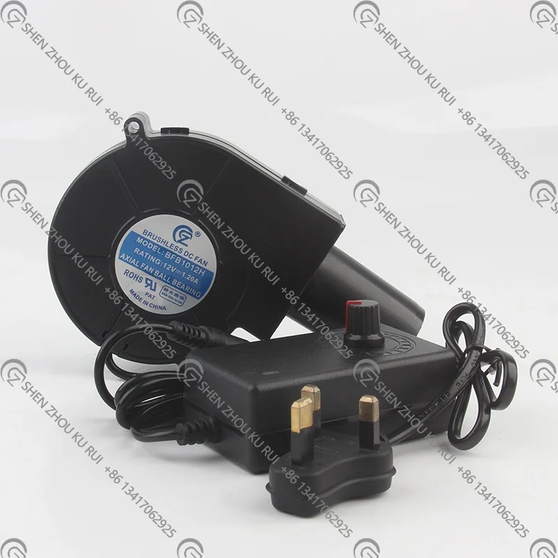 

Best-sellingBFB1012H British plug DC 12V 1.20A 9733 97X97X33MM Speed Controller for Charcoal Stove Barbecue Blower Cooling Fan