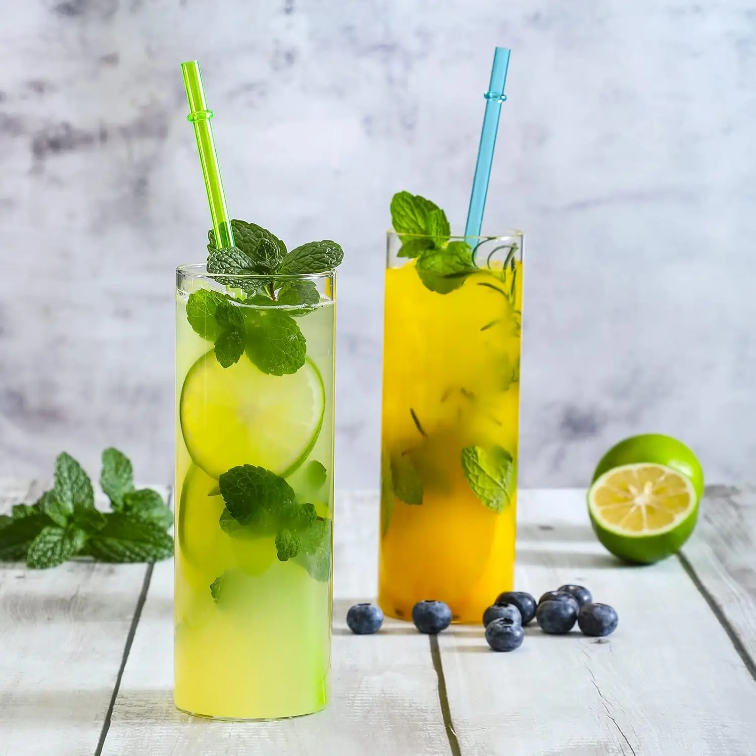 24 عبوة من شفاطات تريتان قابلة لإعادة الاستخدام مع فرش. يناسب ستانلي/YETI/ستاربكس 16-32 أونصة، خالية من مادة BPA. #6