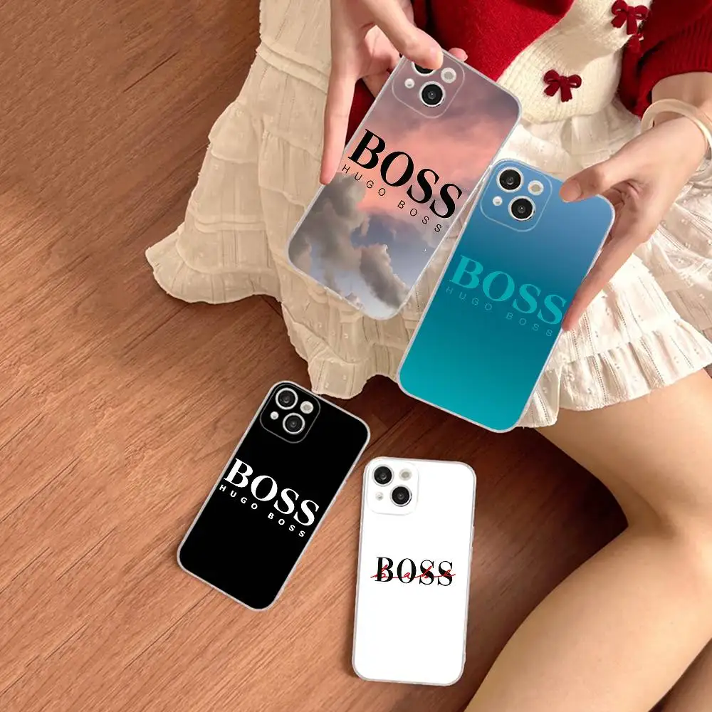 H-Hugo Cool B-Boss para IPhone 17 Air 16 Pro Max 15 14 13 12 11 Plus funda de teléfono