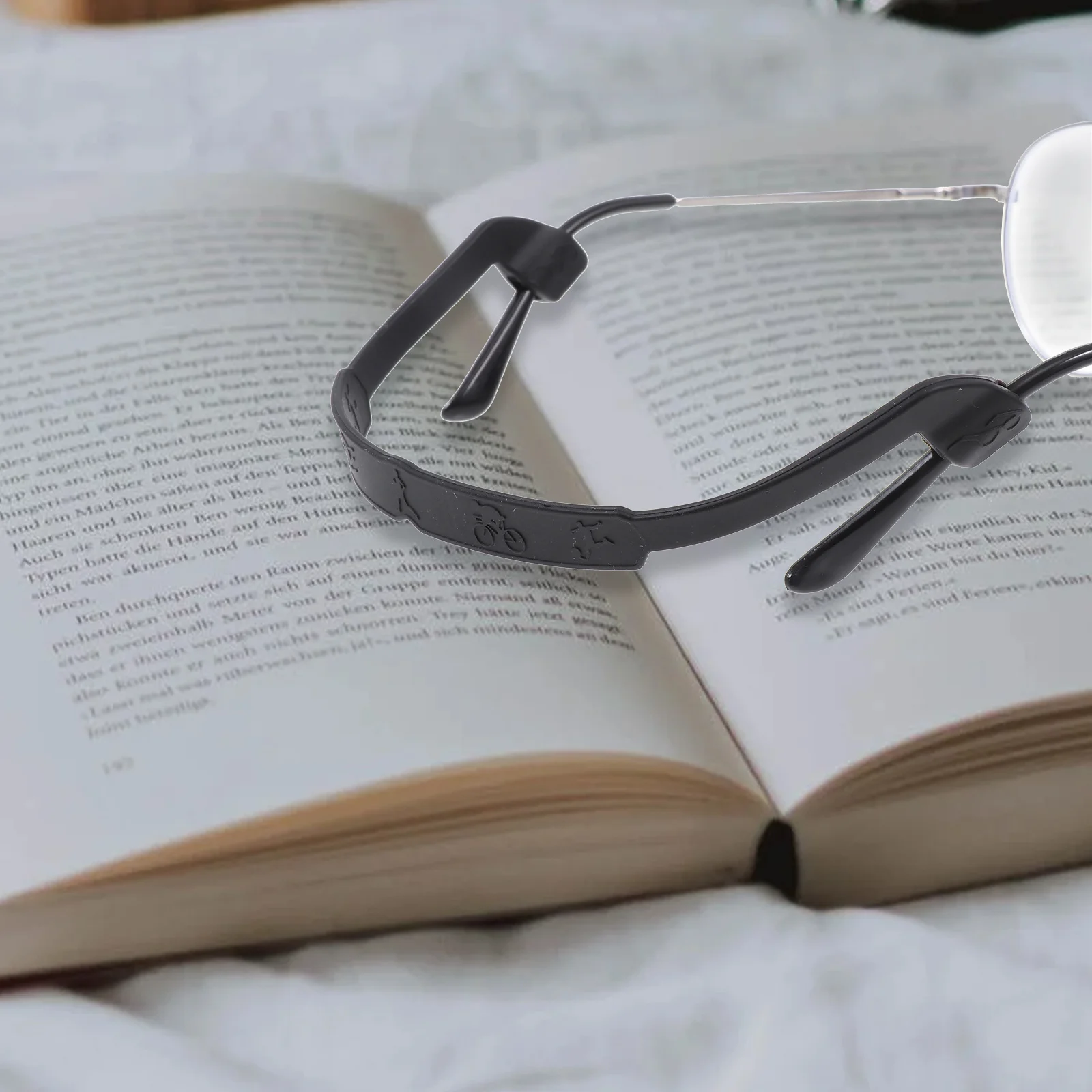 6 قطعة حبل النظارات المضادة للانزلاق لإطارات 2.5-16 مللي متر الرياضة في الهواء الطلق تشغيل كرة السلة التزلج حامل نظارات الإكسسوارات #2