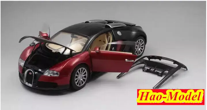 AUTOart1:18 para Bugatti veyron EB 16,4 aleación Diecast Metal modelo de coche juguetes niños regalos de cumpleaños Hobby exhibición colección adornos