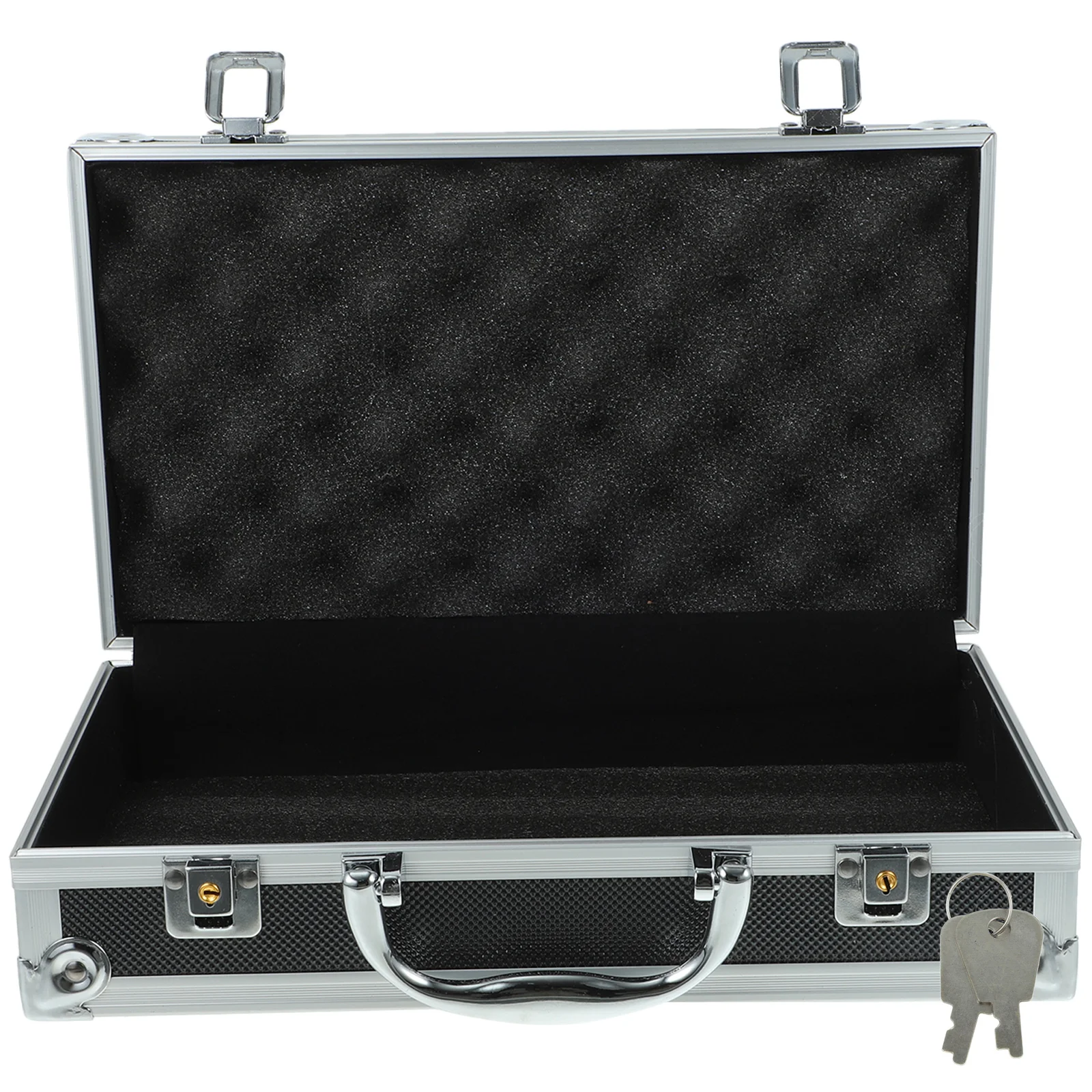 صندوق أدوات من سبائك الألومنيوم، مقبض معزز خفيف الوزن، حقيبة تخزين متعددة الوظائف، صندوق تخزين أدوات بسعة كبيرة للسفر #1