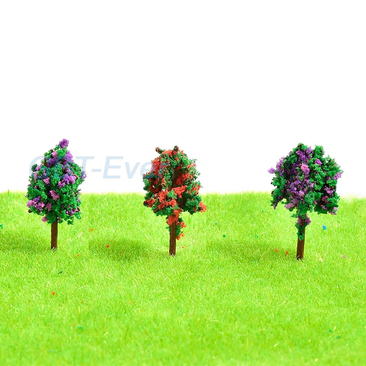 1/2/5/10Pcs Artificial Simulated Miniature Tree Plastic Model Scenery Railroad Decoration Building Landscape Accessories 2-18cm