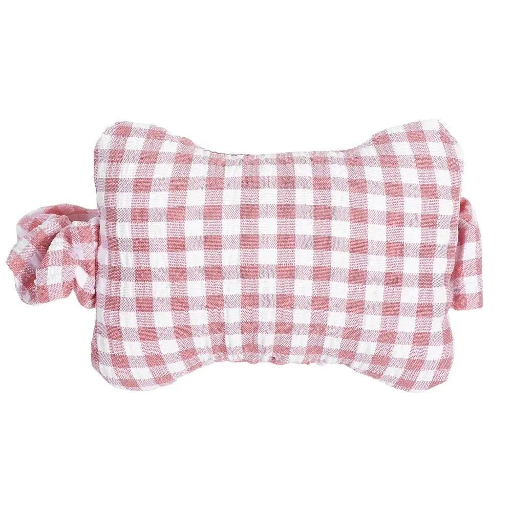 

4Pcs/Set Small Ergonomic Mouse Wrist Rest Pad Cute Comfortable Wrist Support Cushion Plaid Creative Wrist Pad Hairbands Computer