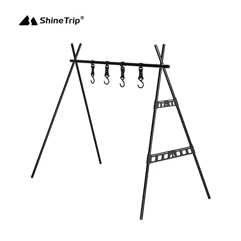 Shine Trip Outdoor Camping Triangle Shelf Side Buckle Multifunctional Tableware Rack Stability Buckle