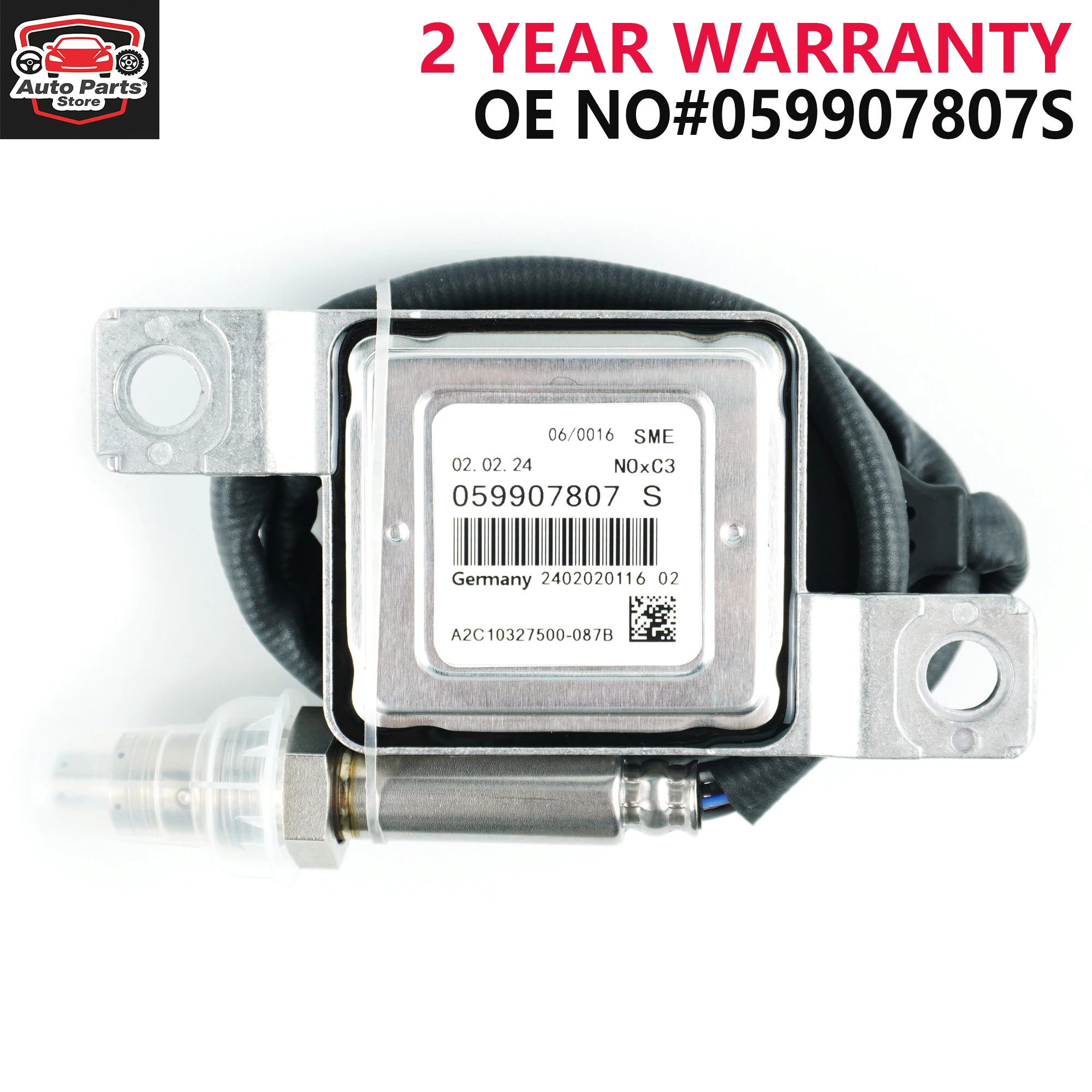 

059907807S New Nitrogen Oxide Sensor Fits For VW Touareg 3.0 TDI Audi A4 S4 A5 A6 Q5 A7 A8 Nox Sensor