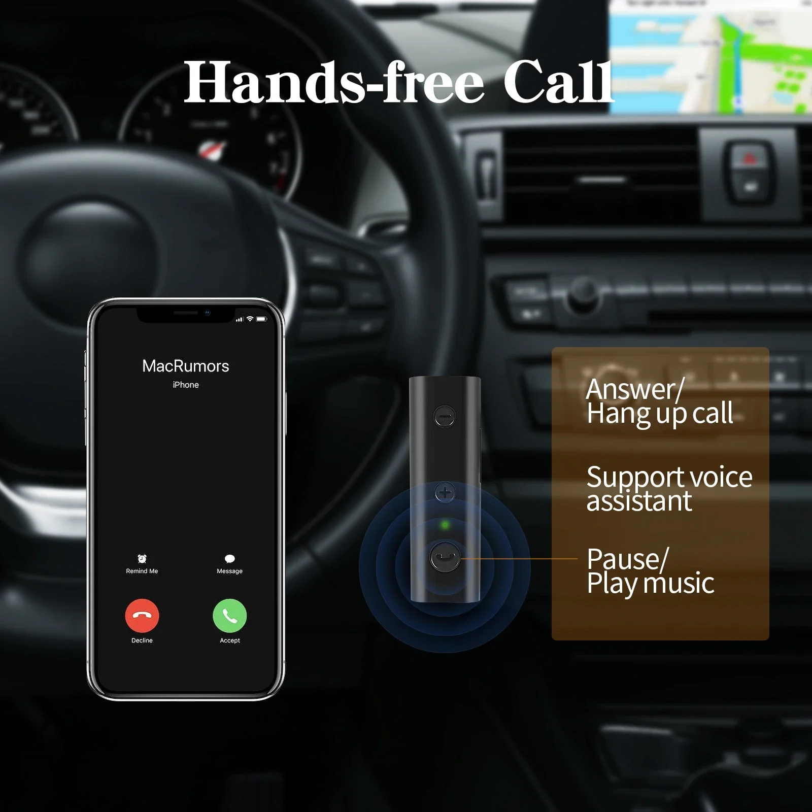 2024 جديد بلوتوث 5.1 سيارة الصوت كاسيت ستيريو مركبة الشريط محول كاسيت العمل أثناء شحن دعم TF بطاقة