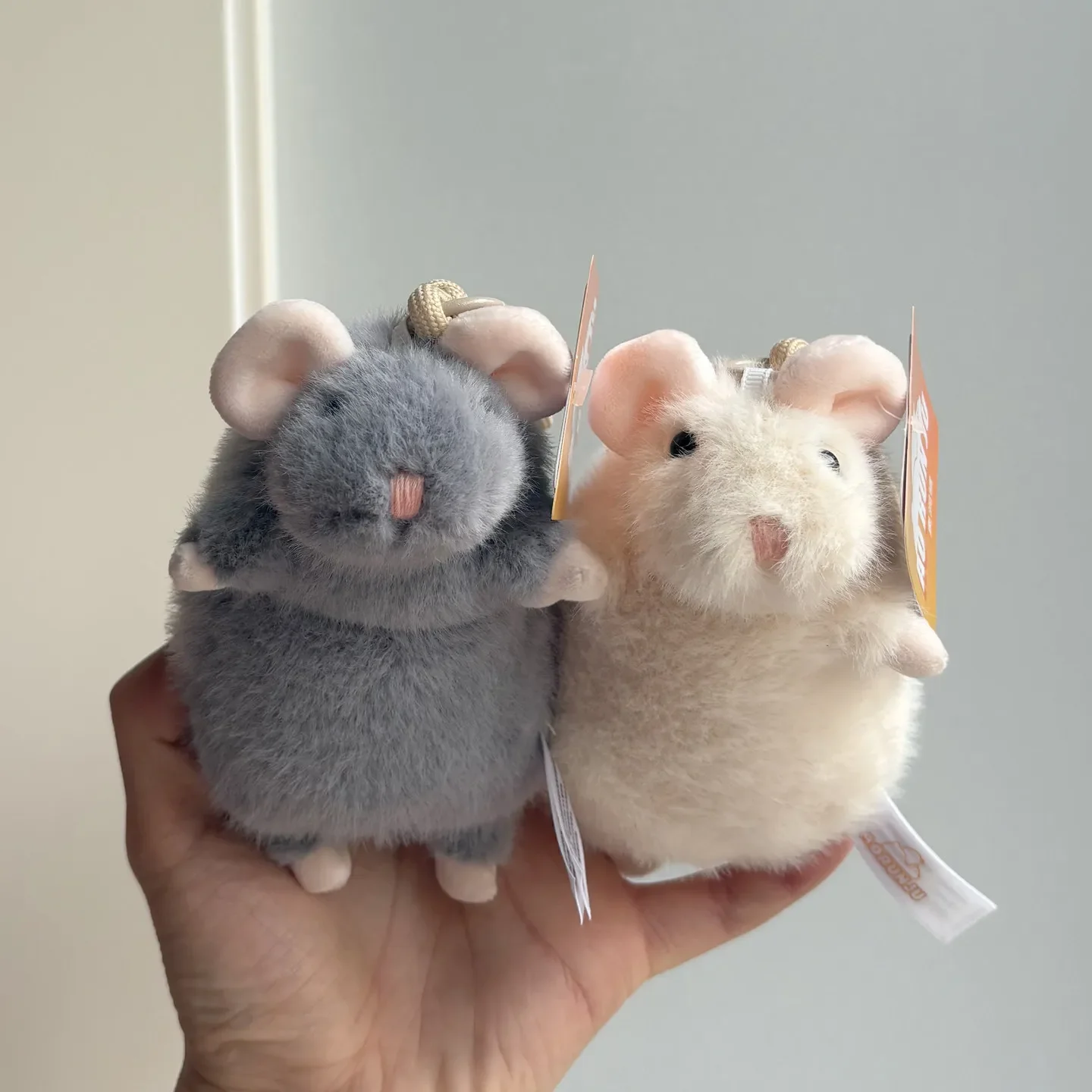 Llavero de Peluche de Rata Realista, Suave y Esponjoso, Adorno para Bolsa, Lindo Peluche de Rata para Decoración de Mochila, Regalo