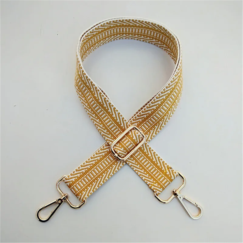 Rhombic Lattice Belts for Women Handbag Accessories Replacement Strap Adjustable Long Shoulder Belt for Knitted Bags