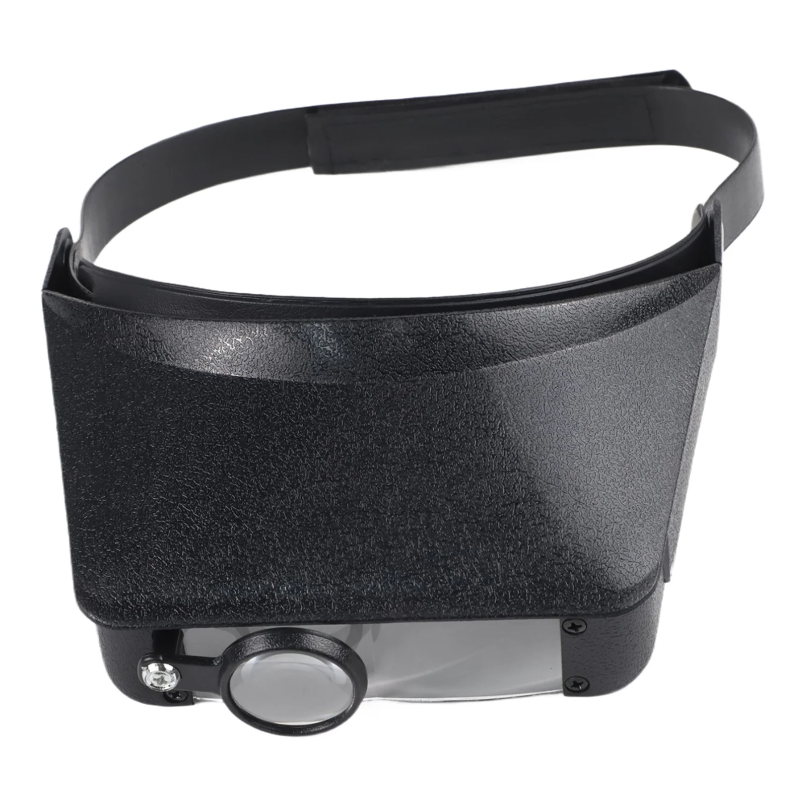 Black Head Mount Magnifier With Interchangeable 1.5X 3X 9.5X 11X Lens Slimline Reading Glasses For Jewelry Repair Crafting Tool