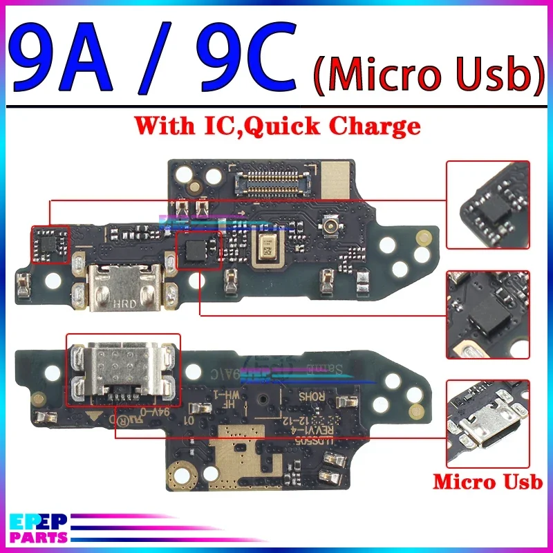 Usb Dock Charger Connector Flex for Xiaomi Redmi Note 7 7A  7S 8 8A 8T 9 9T 9S Pro 4G 5G Charging Board Flex Ports Module