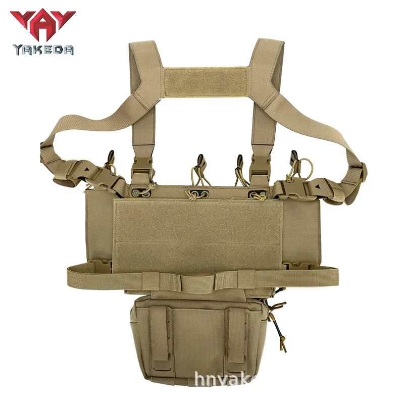 Yakeda Tactical Chest Hanging Outdoor Multi-functional Breathable Lightweight Equipment Tactical Vest Wear-resistant Sling