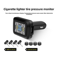 Cigarette Lighter Style Tyre Pressure Monitoring System TPMS Aftermarket Motorcycle Equipment Accessories China Made