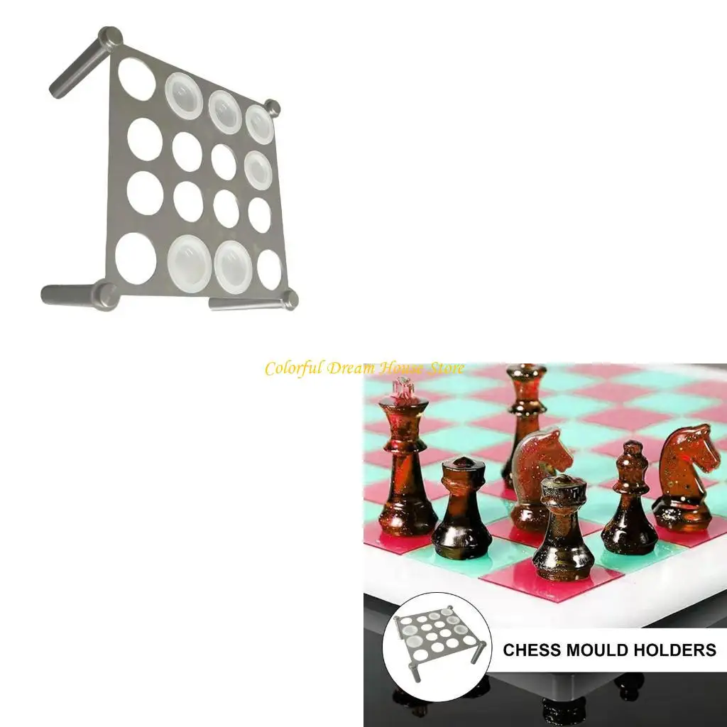 

Chess Display Holder Chess Board Game Molds Hand-Making Supplies Chess Holder