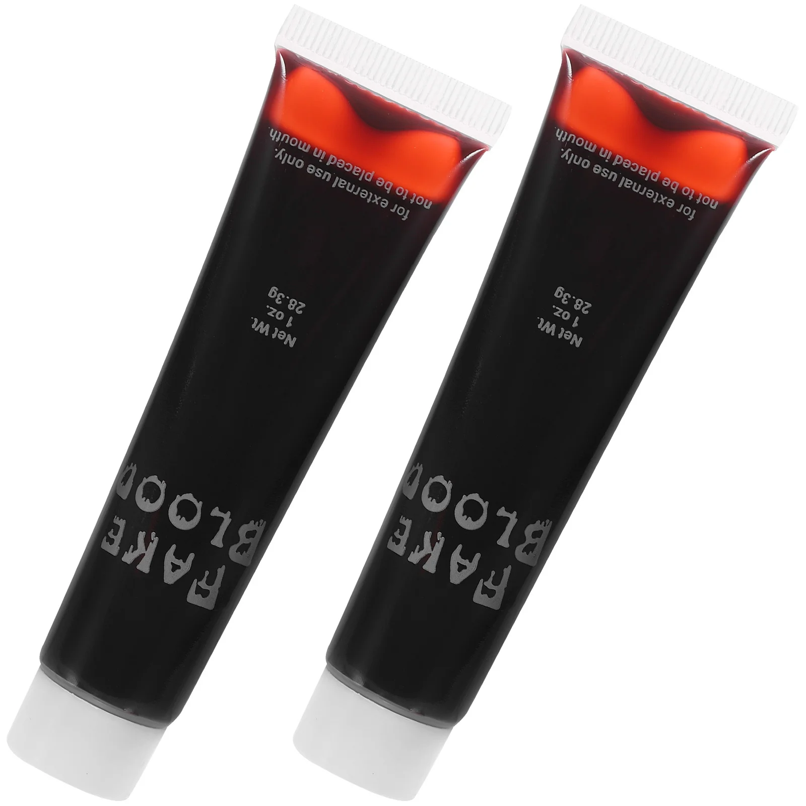 

2pcs Fake Blood Plasma 28ml Halloween Makeup Props Vibrant Red Cosplay Costume Special Effects Party Accessories Body Paint